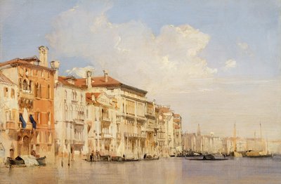 Grand Canal, Venetië door Richard Parkes Bonington